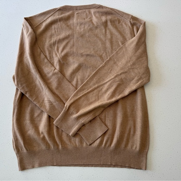 St. John's Bay Mens Sun Bronze Heather Sweater Size XXL V-Neck Grunge Preppy VTG - Picture 4 of 11